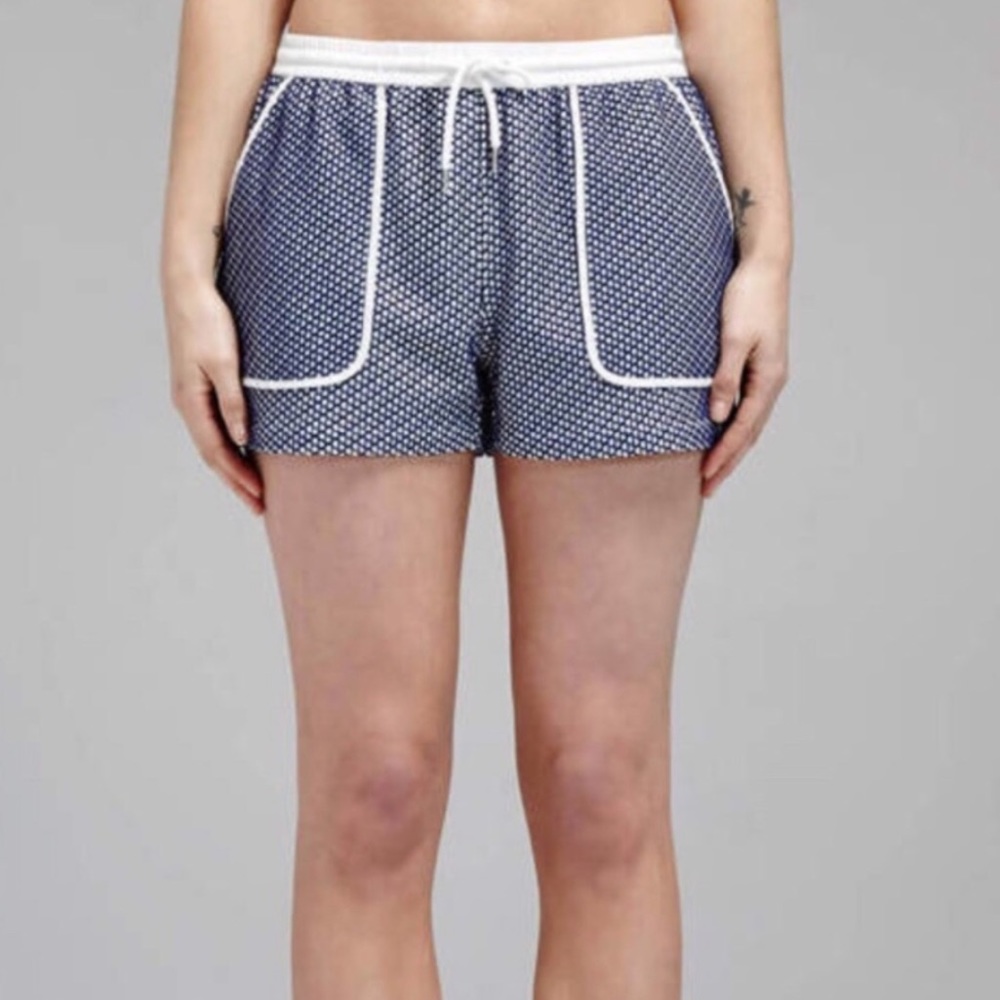 Rebecca Minkoff Valencia Shorts S Blue & White